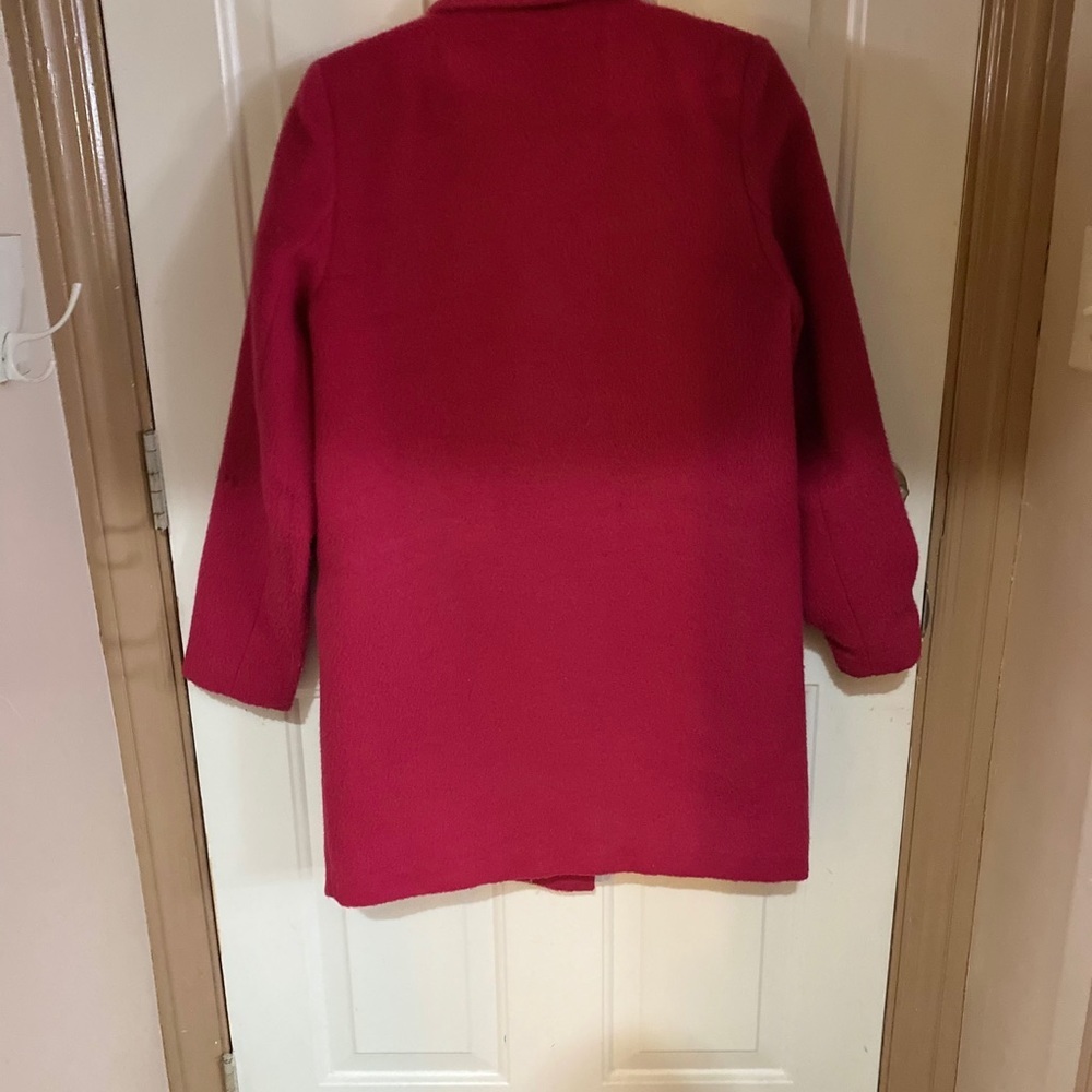 🆕Soft oversized pea coat pink boohoo sold out - Picture 3 of 6